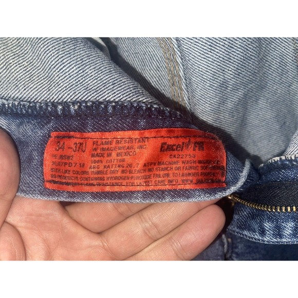 BULWARK FR Blue Denim Fire Flame Resistant Work Pants Jeans - Picture 6 of 8